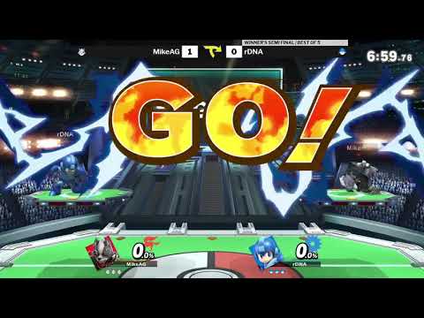 Tap Jump 43 SSBU Winner's Semi Final - MikeAG ( Wolf) vs rDNA (Mega Man)