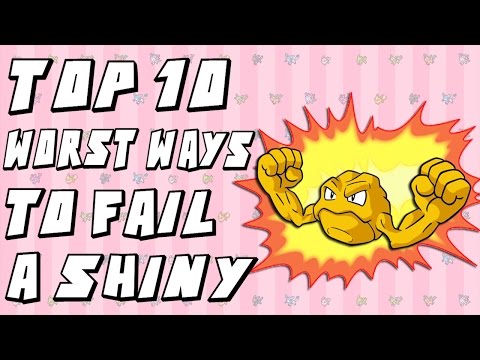 Top 10 Worst Ways to Fail a Shiny Pokemon