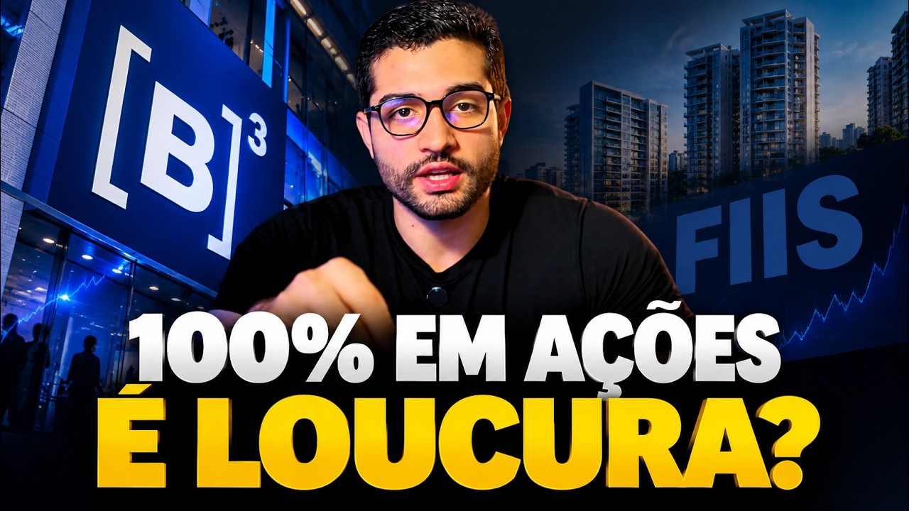 É POSSÍVEL TER UMA CARTEIRA 100% AÇÕES? SÓ AÇÕES DE DIVIDENDOS?