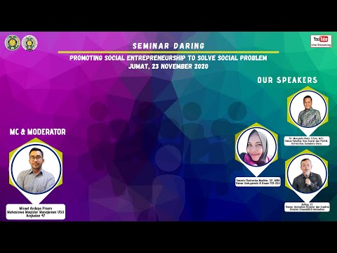 Seminar Daring Promoting Social Entrepreneurship to Solve Social Problem