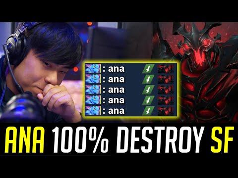 Ana bullying SHADOW FIEND Mid - NON-STOP hunting 26 KILLS DOTA 2