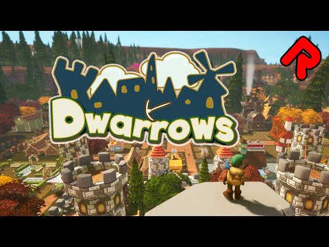 Build a Fantasy Town in First Person! | Dwarrows gameplay (PC)