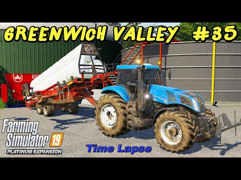 Mowing & Raking Grass. Making & Selling Silage Bales to BGA | Greenwich Valley | FS19 TimeLapse #35