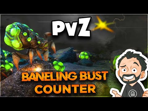StarCraft 2 - PvZ - DEFENDING a BANELING BUST!