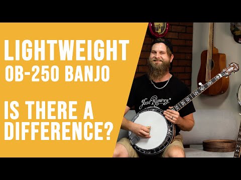 OB-250LW vs. OB-250 Traditional | OB-250LW Professional Lightweight Banjo