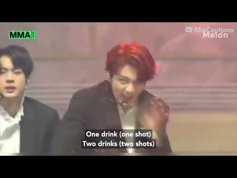BTS Dionysus Stage at MMA 2019 (eng sub)