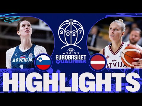 Slovenia 🇸🇮 v Latvia 🇱🇻 | Full Game Highlights | FIBA Women's EuroBasket 2027 Qualifiers