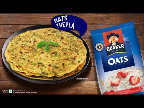 How To Make Healthy Thepla Recipe | Healthy Oats Thepla : Oats Thepla Recipe | Quaker Oats