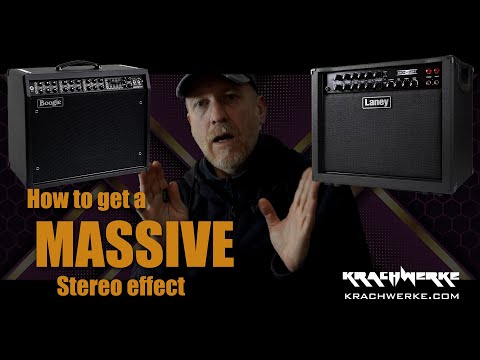 Stereo Pedalboard setup for ultra wide guitar tone