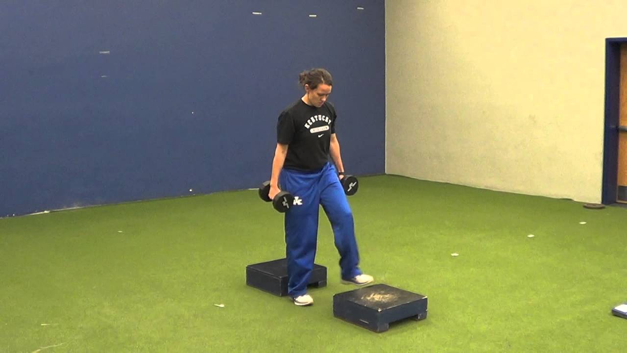 DEFICIT DB SPLIT SQUAT HOLD