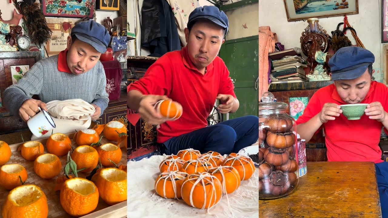 历时三个月，我的酸橘茶终于做好了#food #民间手艺人 #手工制作