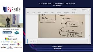 PyParis 2018 – (Deep) Machine Learned Model Deployment with ONNX