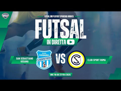 Futsal BM Playout Spareggi Andata - Futsal San Sebastiano-Club Sport Roma (4-0)