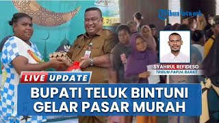 Jelang Lebaran Idul Fitri 1446 H, Pemkab Teluk Bintuni Papua Barat bersama UMKM Gelar Pasar Murah