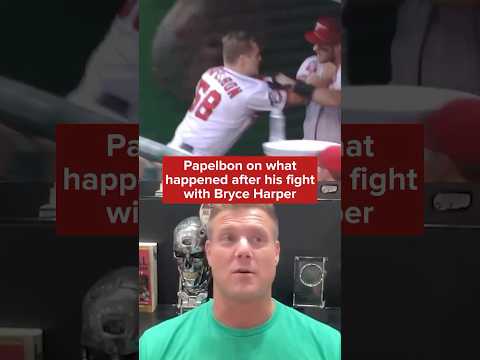 Papelbon on his fight with Bryce Harper and the wild aftermath 😳 #mlb #washingtonnationals