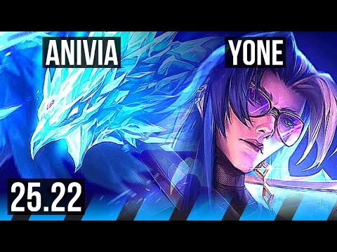 ANIVIA vs YONE (MID) | Legendary | KR Master | 25.22