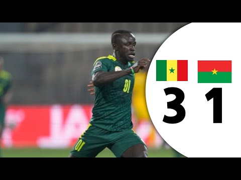 Can-2022 Sénégal Vs Burkina faso Demi-finale Résumé du match Highlights