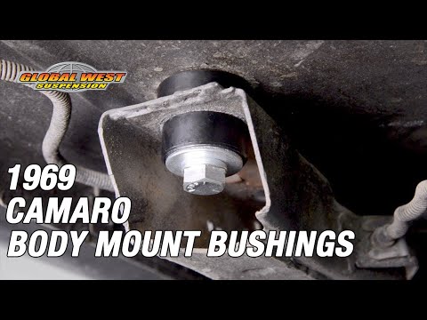 How To Install Global West Interloc Body Mount Bushings on a 1969 Camaro