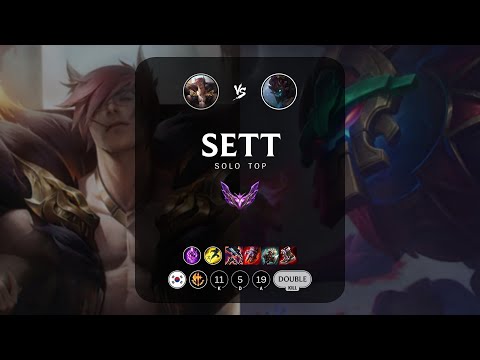 Sett Top vs Maokai - KR Master Patch 13.13