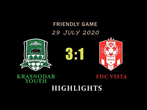 29.07.2020 Krasnodar Youth - FDC Vista - 3:1. Highlights.