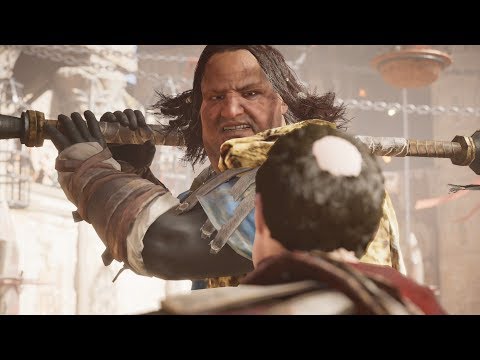 Assassin's Creed Origins Boss Battle Gameplay! Xbox One X Gameplay