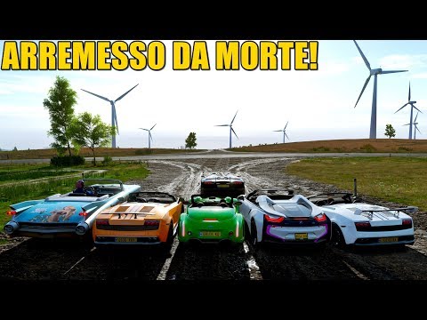 FORZA HORIZON 4 - ARREMESSO DA MORTE SÓ DE CARRO CONVERSÍVEL - GAMEPLAY