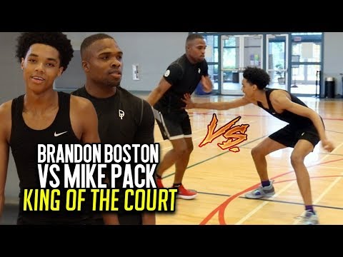 5-Star SG Brandon Boston Jr. 1V1 King Of The Court VS Double Trouble Training