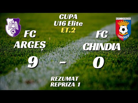Rezumat FC Arges 9-0  FC Chindia,Cupa Elite U16,rep 1