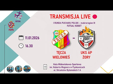 TĘCZA WIELOWIEŚ - UKS AP ŻORY / LIVE / 16:30 / 11.01.2026 /