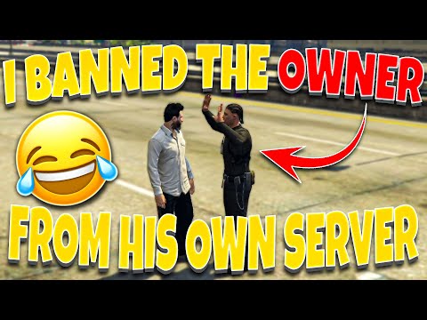 I BANNED The Owner Of A FiveM Server.. (Admin Trolling)