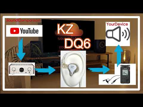 KZ DQ6 vs Sound Source(emma wallace)[IEMs In-Ear headphones Sound Comparison]