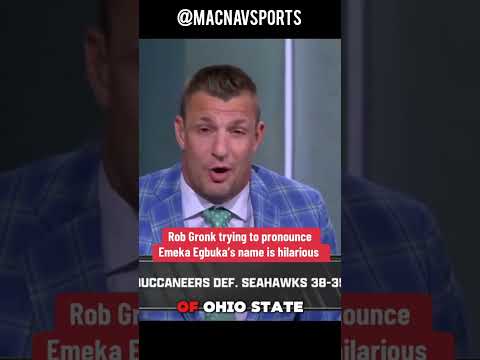 Rob Gronk Tries to Pronounce Emeka Egbuka’s Name… and It’s Comedy Gold 😂
