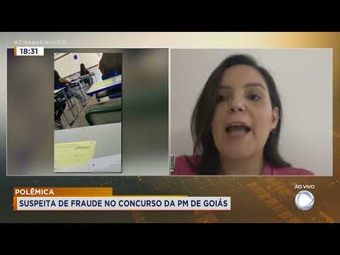 POLÊMICA -  SUSPEITA DE FRAUDE NO CONCURSO DA PM DE GOIÁS.