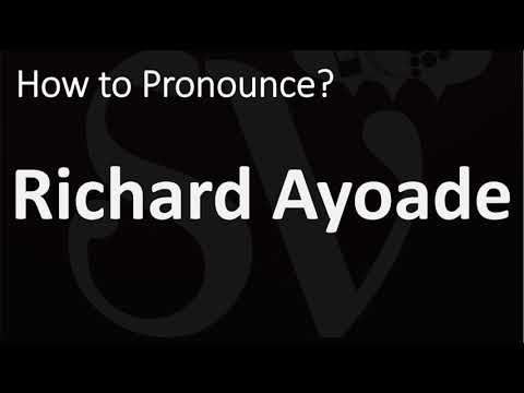 How to Pronounce Richard Ayoade? (CORRECTLY)