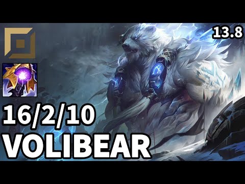 Volibear Top vs Jayce - KR Master  | Patch 13.8
