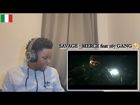 UK 🇬🇧 REACTION TO 🇮🇹 ITALIAN DRILL/RAP | SAVAGE - MERCE feat 167 GANG (Official Video)
