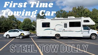 Towing Car Behind RV | First Time Using Tow Dolly - Episode 11