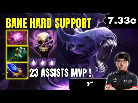 PATCH 7.33c - y' Bane Hard Support Gameplay - Dota 2 Full Match Gameplay