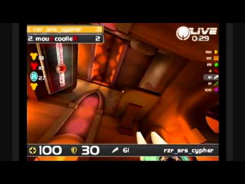 QuakeCon 2010 Cooller VS Cypher Map 5 Final minute!!!