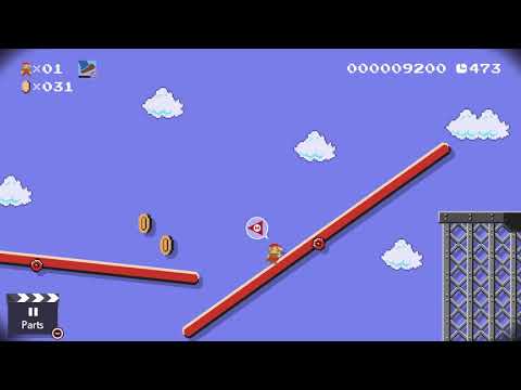 Super Mario Maker 2 – Level 81: Sail the Skies... Without Jumping - Walkthrough