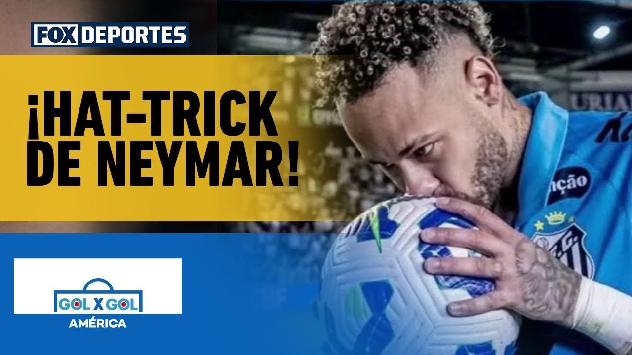 😎 ¡HAT-TRICK DE NEYMAR! | El brasileño se lució y Santos se alejó del descenso | GolXGol