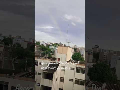 Arco-íris em São Paulo Dia 08/04/2026 às 07:15 h...