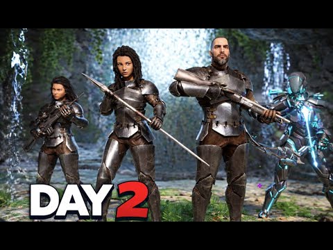 Defending The BIGGEST Cave On Rogue 10man -Ark PvP