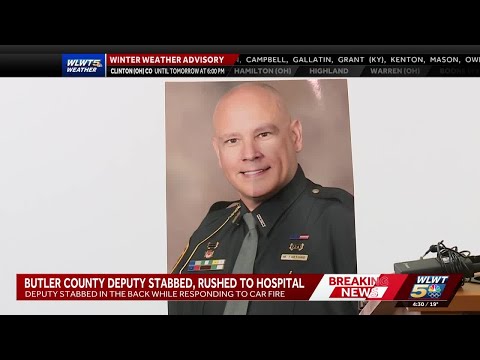 Deputy stabbed while responding to car fire in Butler County; Suspect in custody