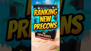 Marvel Super Heroes Precon Decks Ranked | #MTGxMarvel #Shorts