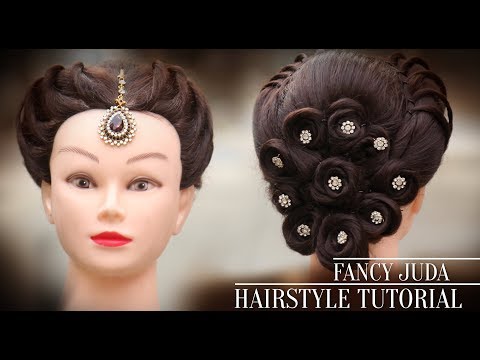 Fancy Juda | Latest Hairstyle | Step By Step Hair Tutorials For Girls | Pooja Goel | Khoobsurat