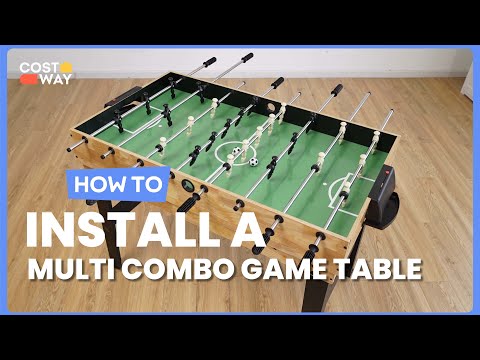 How to Install the 10-in-1 Multi Combo Game Table Set for Home | UY10001 #costway #howto