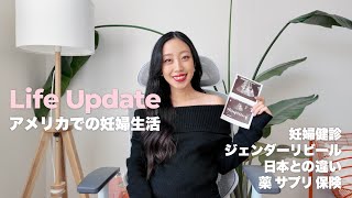 Life Update:アメリカで初めての妊婦生活🧸 | 性別発表！妊婦健診 薬 日本との違い | First Pregnancy in the US | 帯同 駐在妻