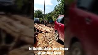 preview picture of video 'Ini Kondisi Jalan Jalur Ereke-Labuan Bajo Butur'
