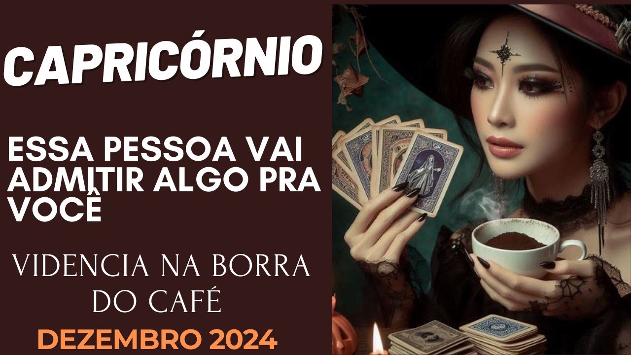 ♑🎁CAPRICÓRNIO ESSA PESSOA VAI ADMITIR ALGO PRA VOCÊ/DEZEMBRO 2024